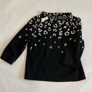 Talbots Leopard Knit Top Size XL.